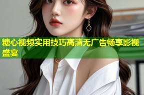 糖心视频实用技巧高清无广告畅享影视盛宴