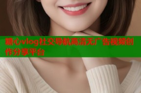 糖心vlog社交导航高清无广告视频创作分享平台