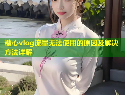 糖心vlog流量无法使用的原因及解决方法详解  第1张
