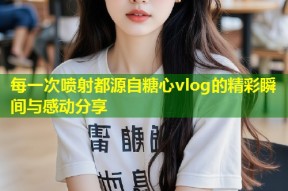 每一次喷射都源自糖心vlog的精彩瞬间与感动分享