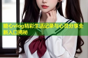 糖心vlog精彩生活记录与心灵分享全新入口揭秘
