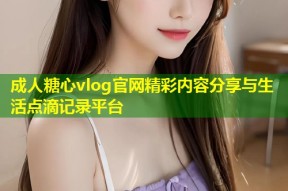 成人糖心vlog官网精彩内容分享与生活点滴记录平台