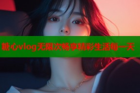 糖心vlog无限次畅享精彩生活每一天