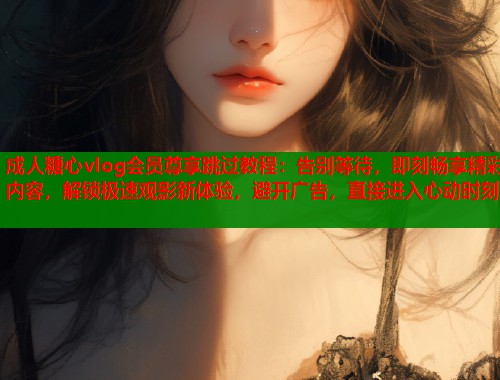 成人糖心vlog会员尊享跳过教程：告别等待，即刻畅享精彩内容，解锁极速观影新体验，避开广告，直接进入心动时刻  第1张