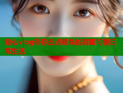 糖心vlog带你走进萌兔的甜蜜可爱日常生活  第1张